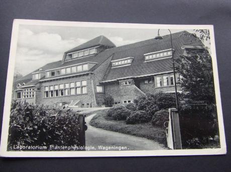 Wageningen Laboratorium Plantenphysiologie Hogeschool